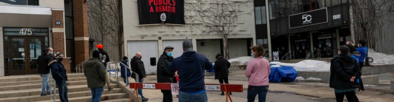 Action de mobilisation à Saint-Jérôme