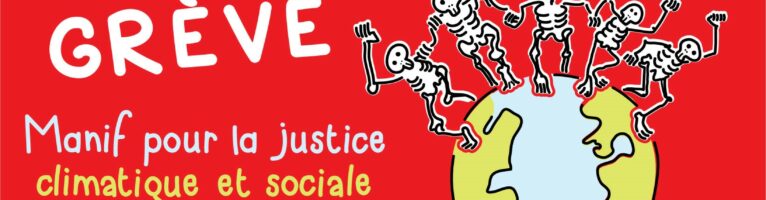 Manifestation pour la justice climatique